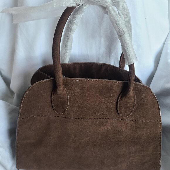 NEW SUEDE tote bag satchel - Picture 1 of 5